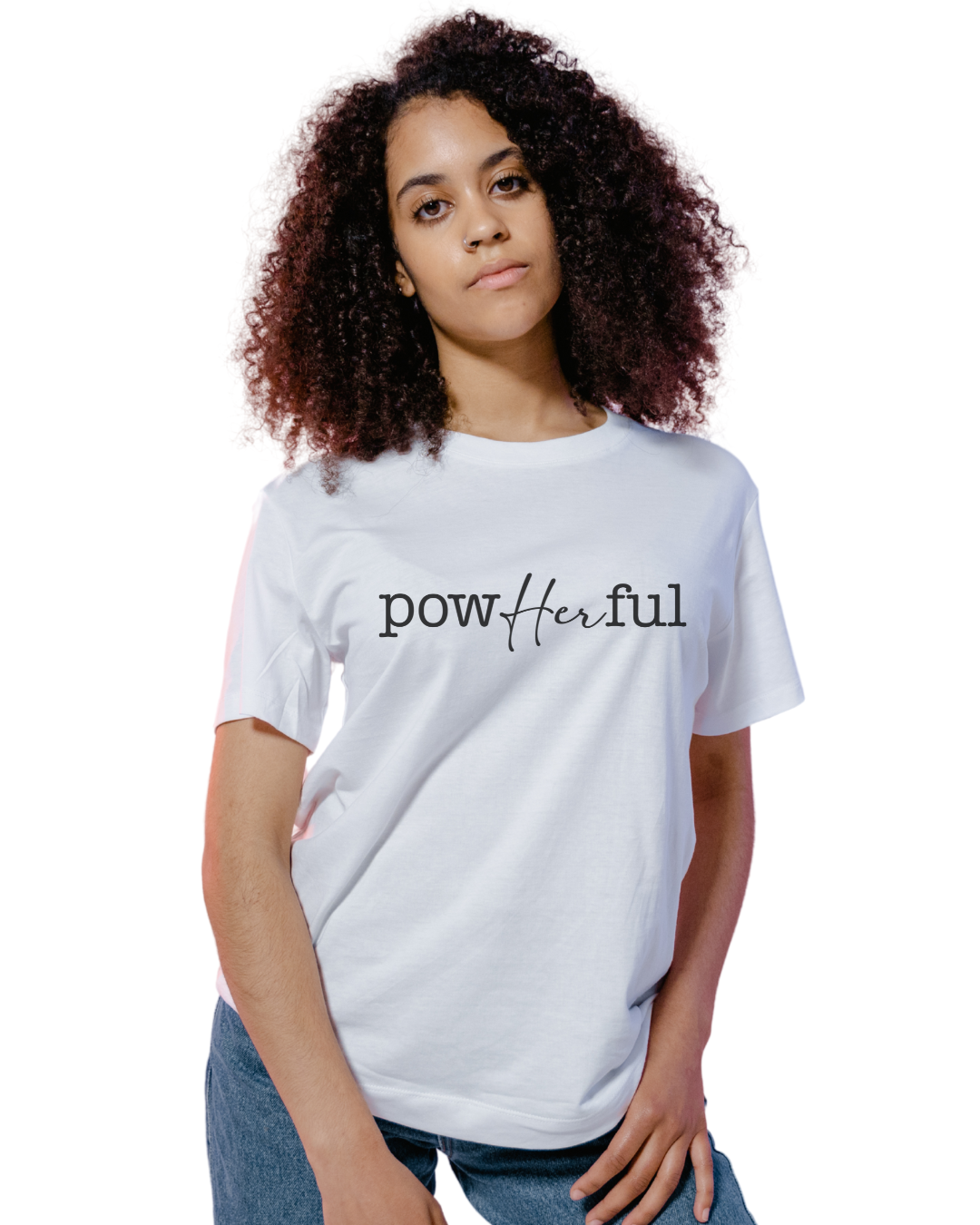 "powHERful" Statement Tee