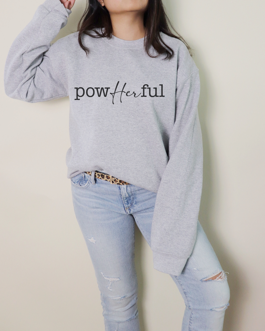 "powHERful" Statement Tee