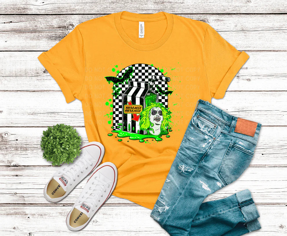 Beetle Juice Inspired Halloween Tees