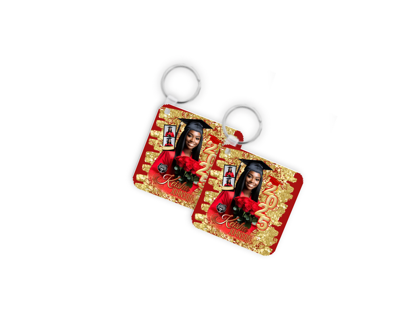 Custom Grad Keychains