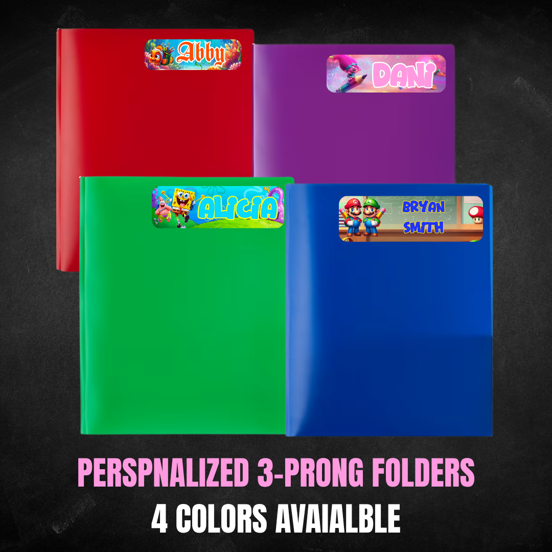 Essentials Bundle | Custom School Supplies Bundles | Back To School | Personalized School Supplies