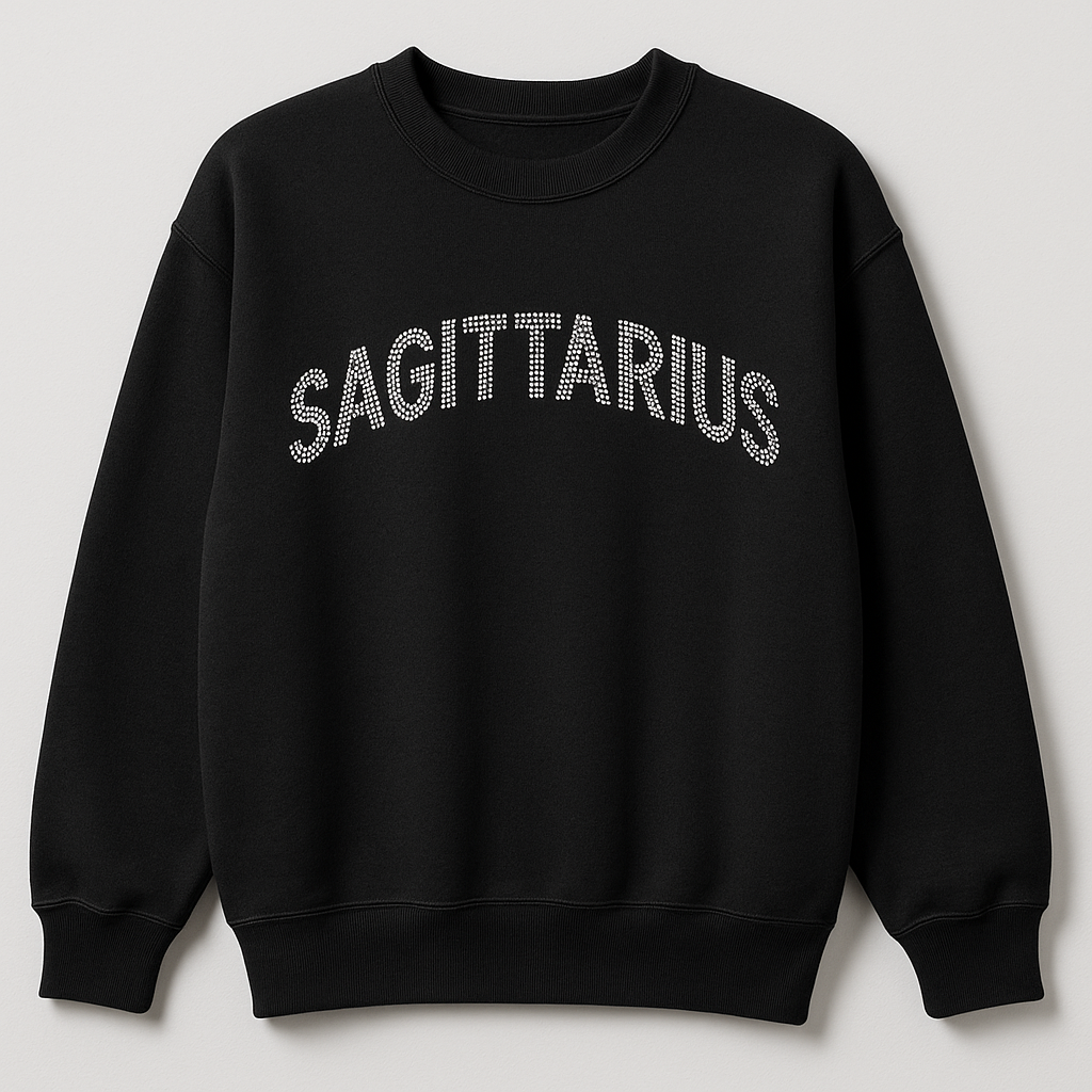 Bling Zodiac Oversized Sweatshirt