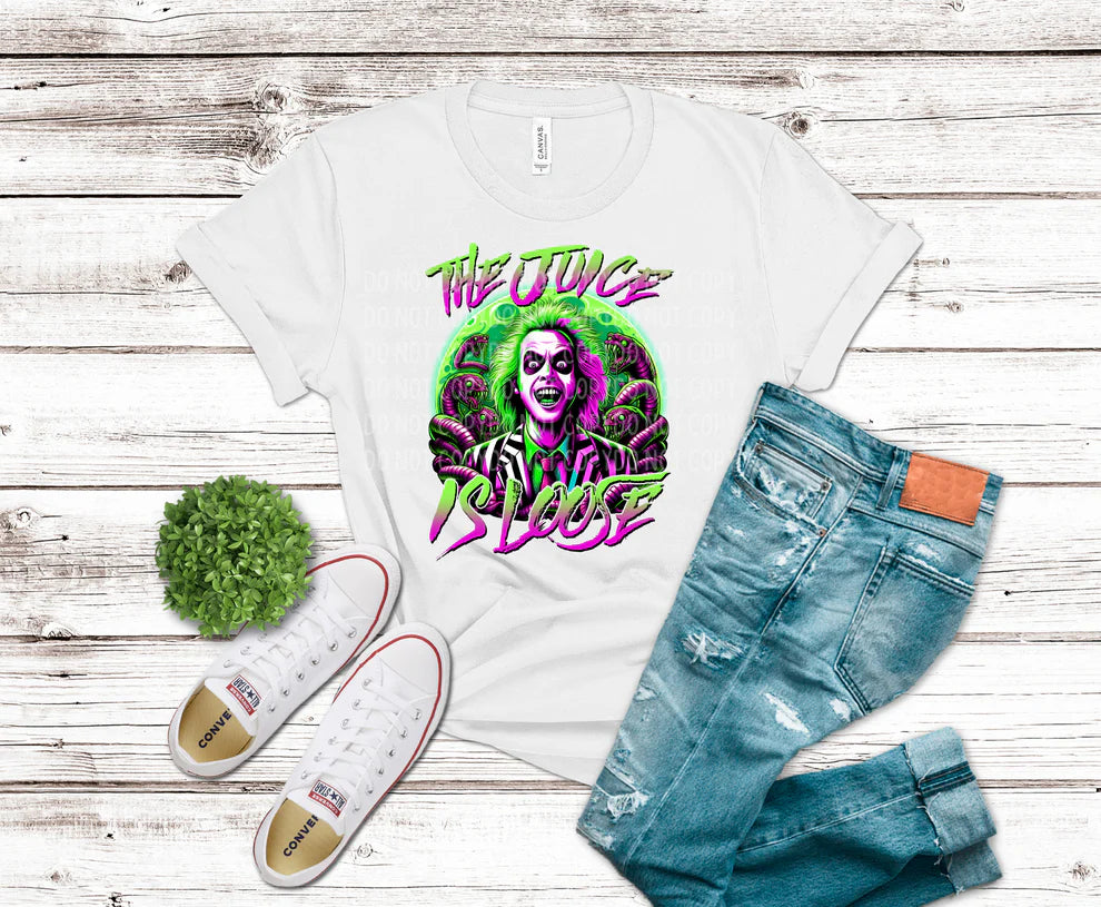 Beetle Juice Inspired Halloween Tees