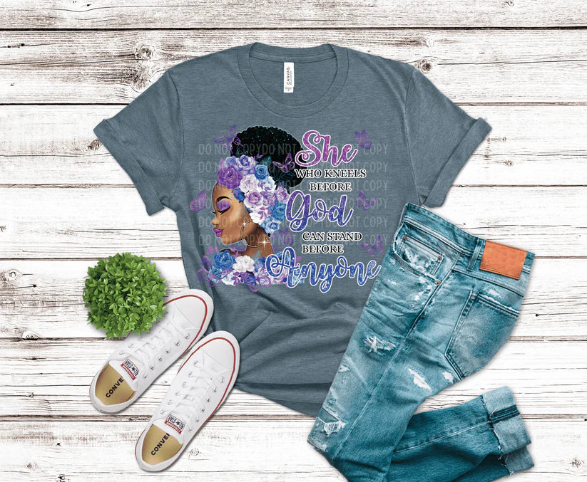 She Who Kneels Before God T-shirt