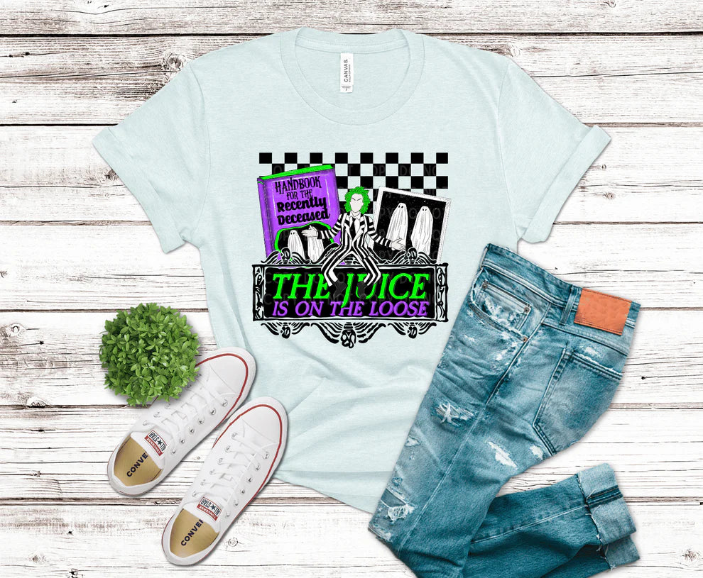 Beetle Juice Inspired Halloween Tees