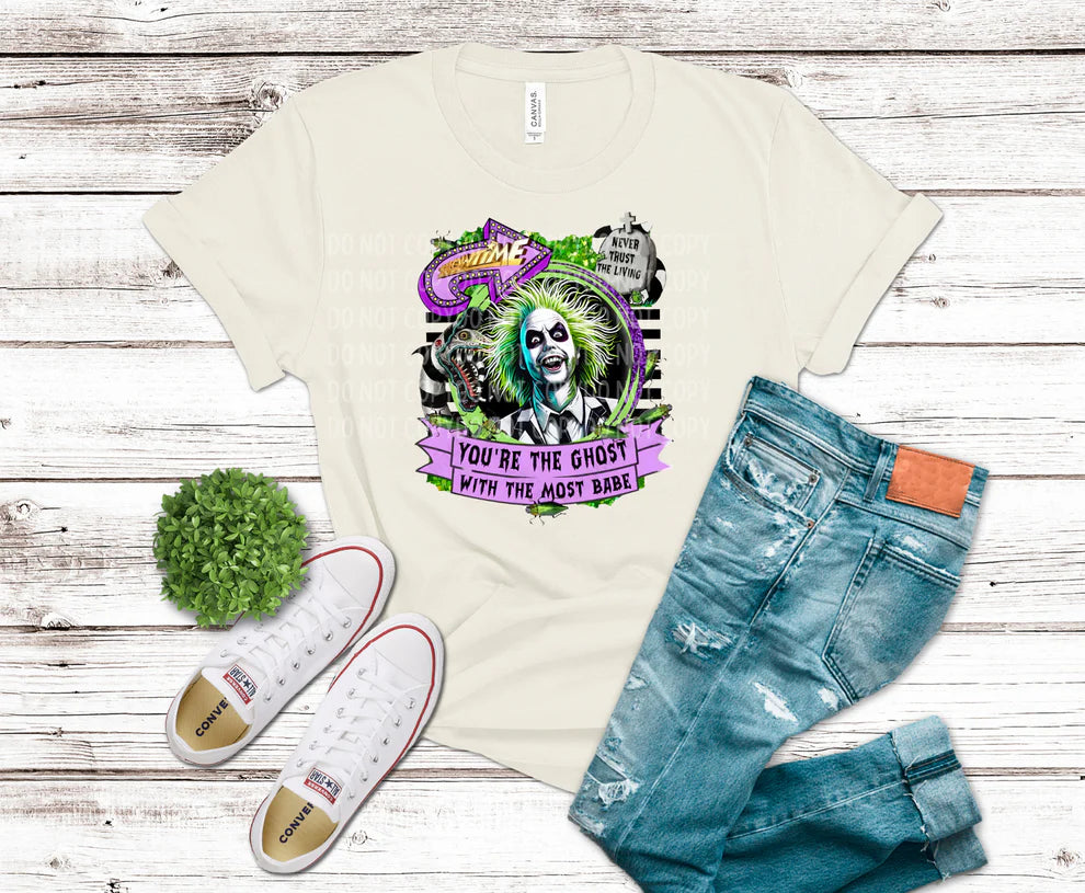Beetle Juice Inspired Halloween Tees