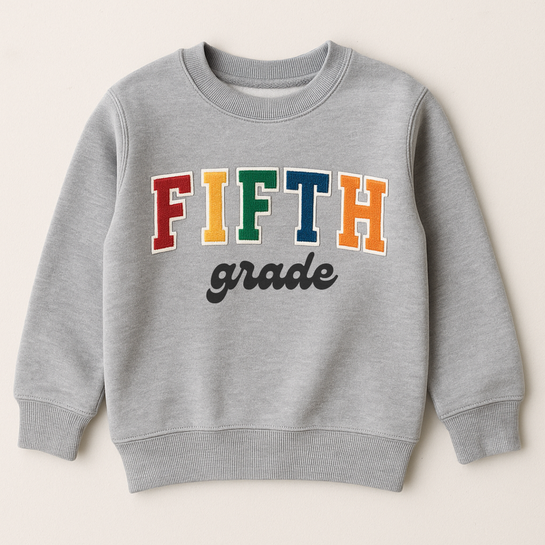 Youth Back to School Crewneck Sweatshirt