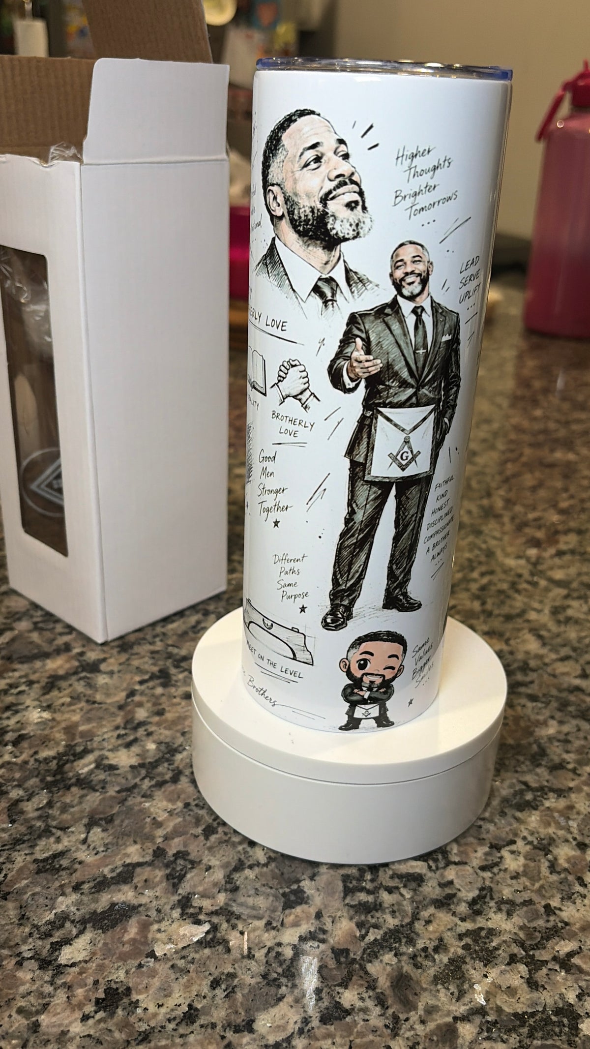 Personality Sketch 20 oz Tumbler | Masonic & OES