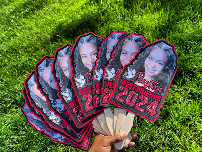 Grad Fans (Set of 6)