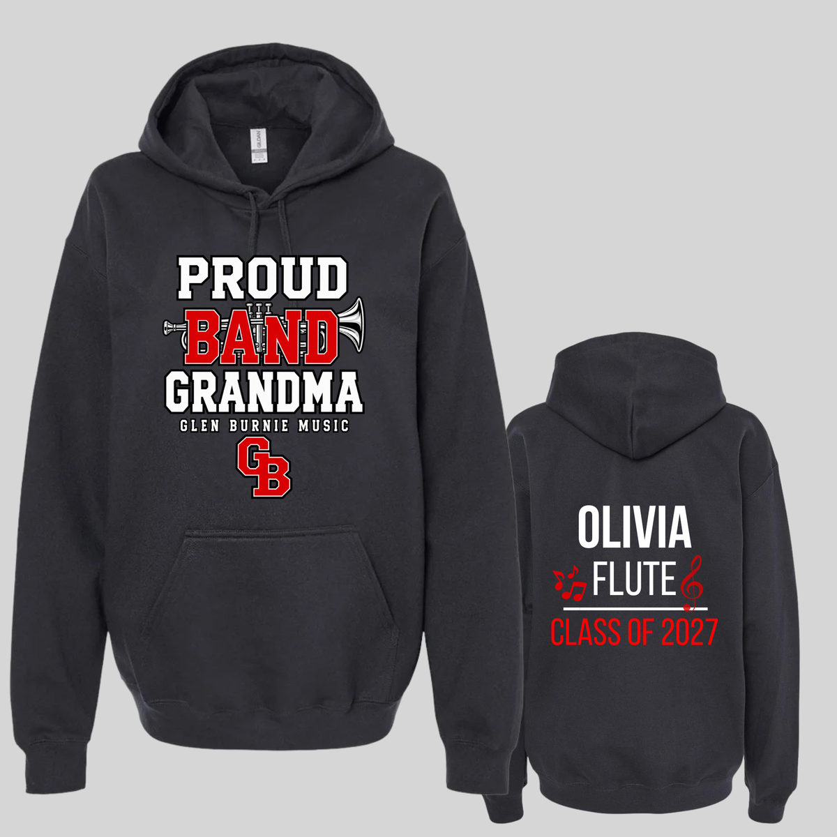 Proud Band Family – Personalized GBHS Music Sweatshirt & Hoodie