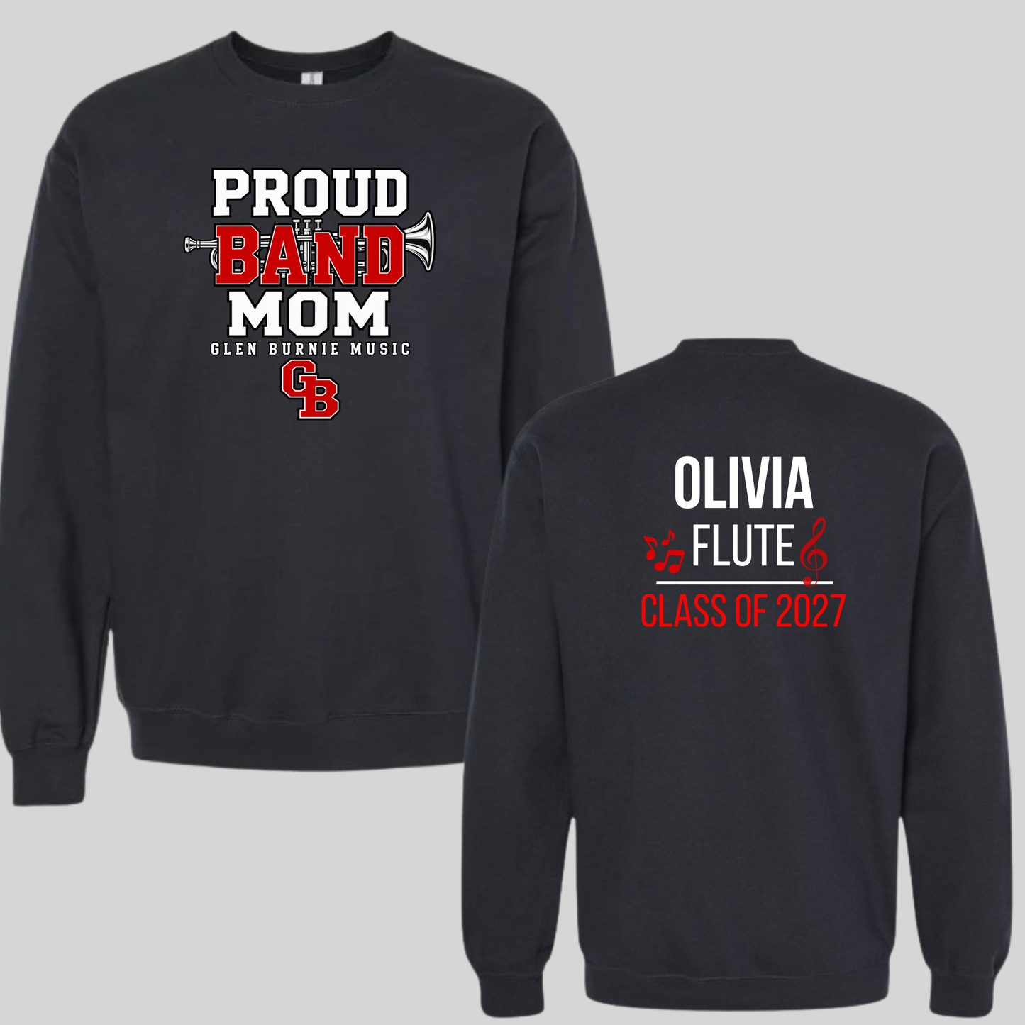 Proud Band Family – Personalized GBHS Music Sweatshirt & Hoodie