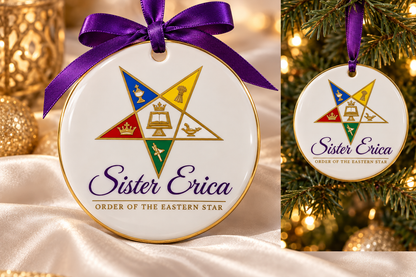 Custom Ceramic Ornament | Masonic & OES