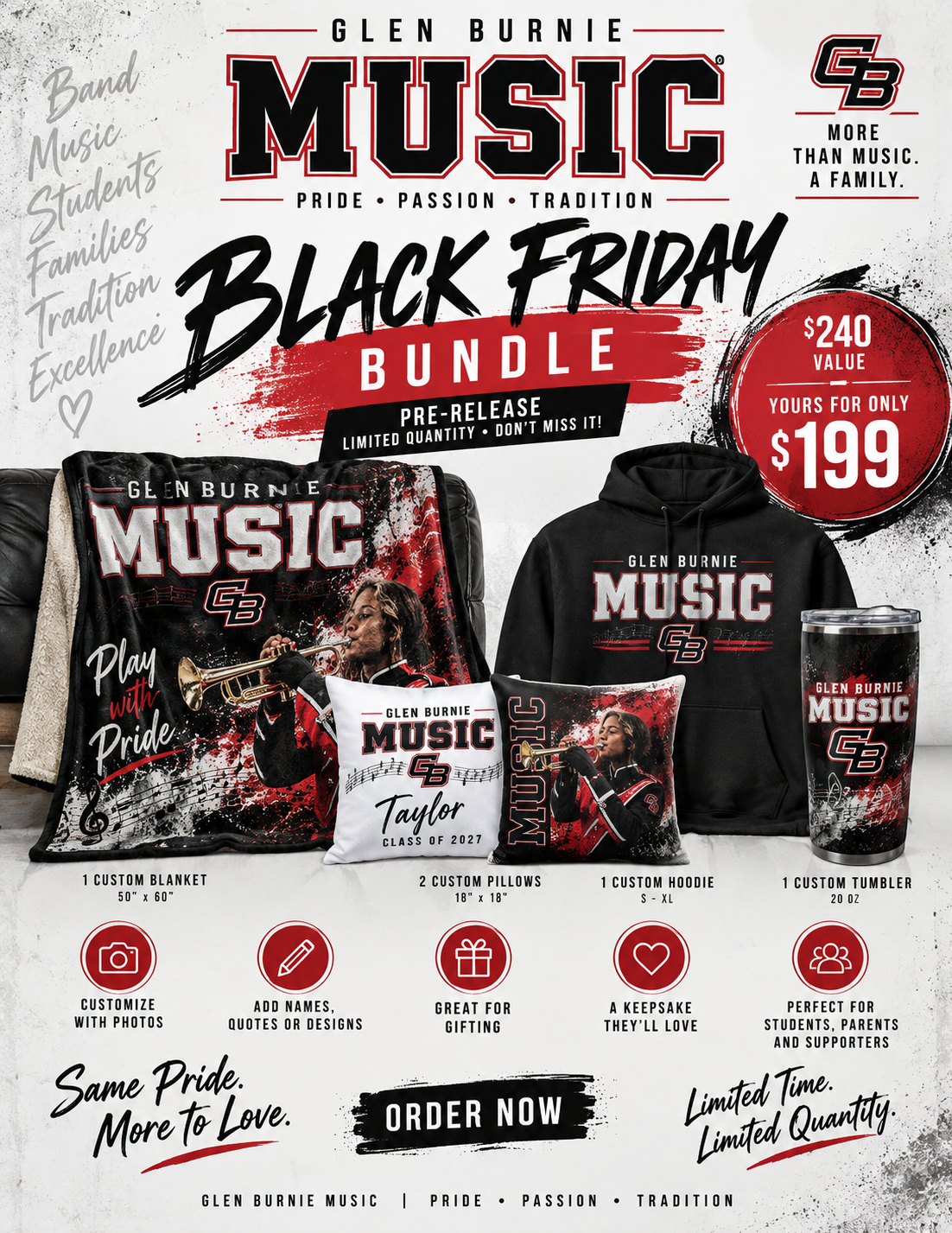 Glen Burnie High School Music Bundle | Black Friday Pre-Order
