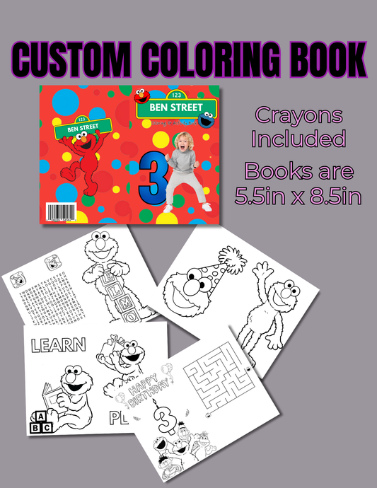 Coloring Books with Crayons