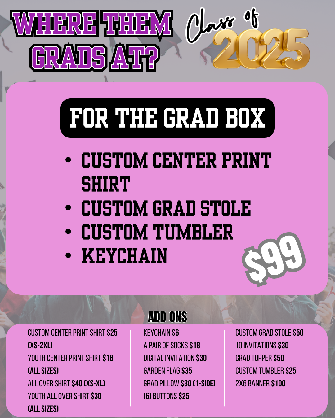 FOR THE GRAD BOX – B Boyd Crafts LLC