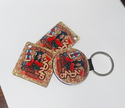 Custom Grad Keychains