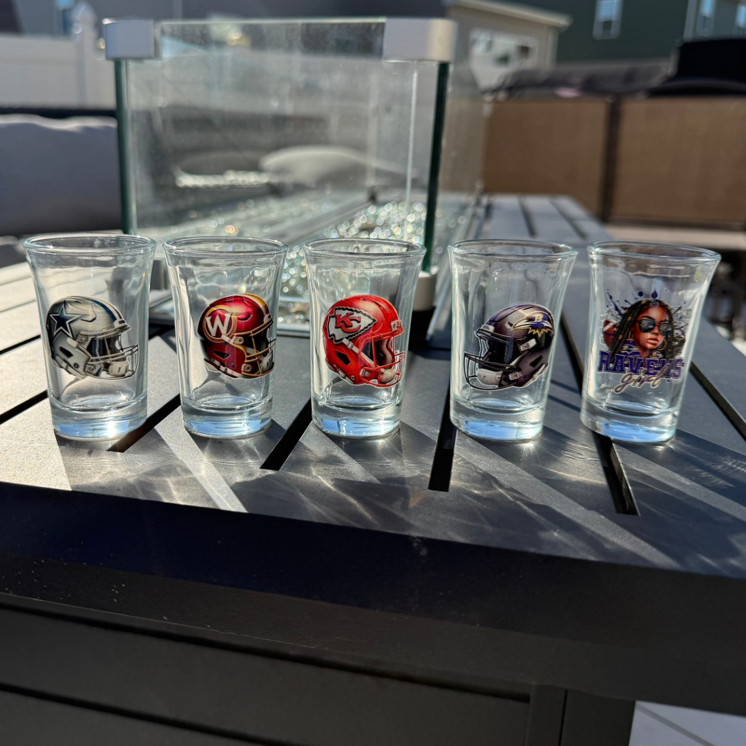 Football Shot Glasses