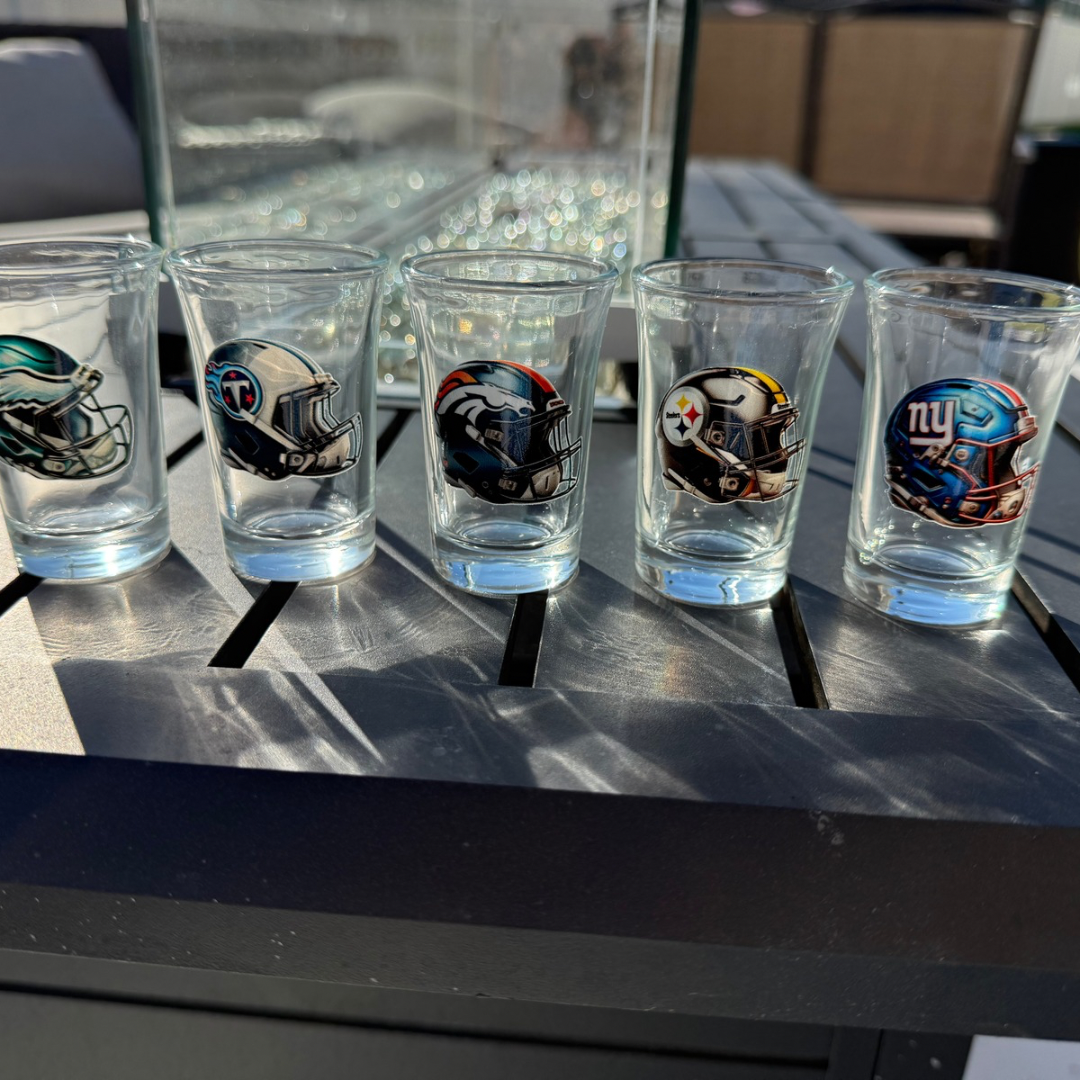 Football Shot Glasses