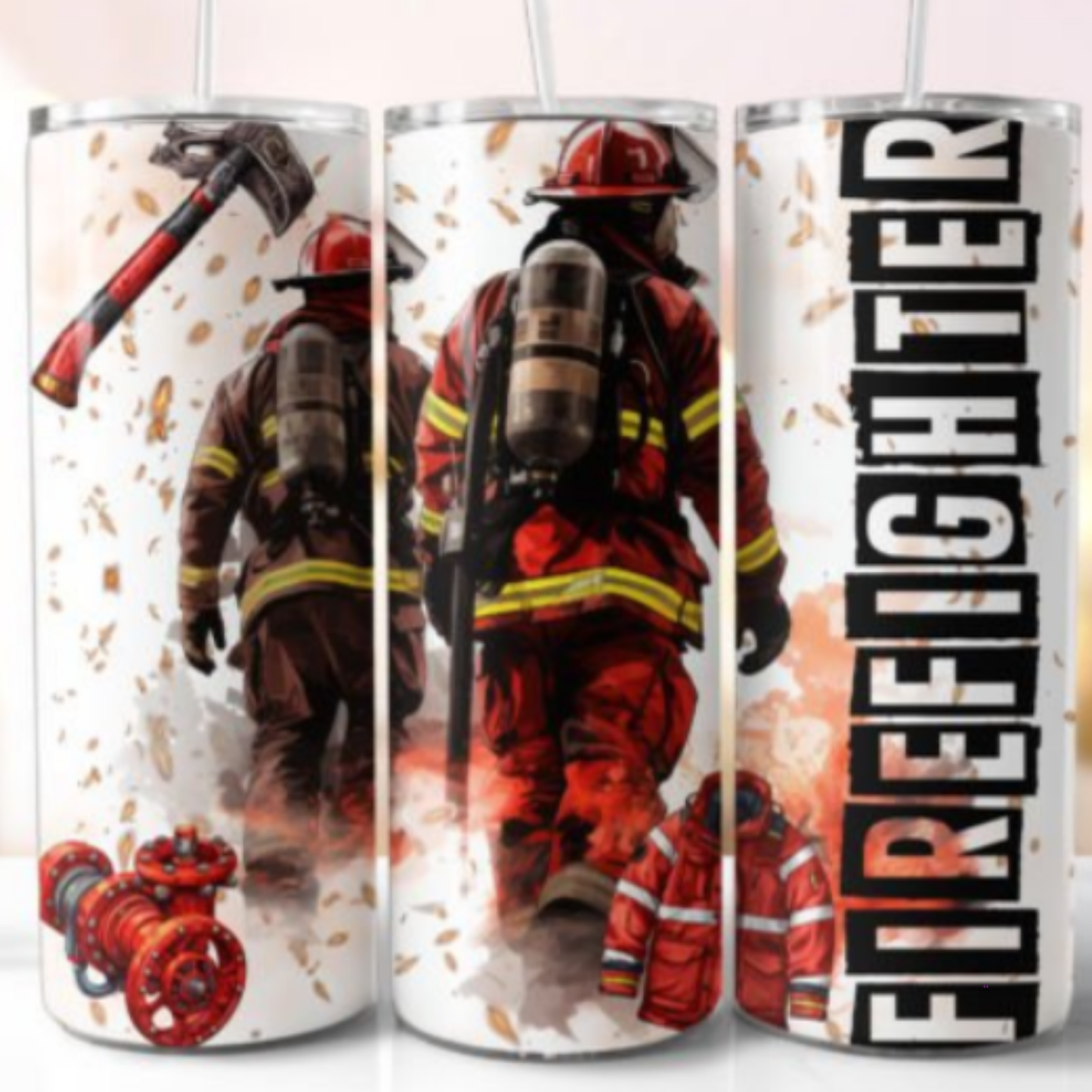 Fire Fighter Tumbler