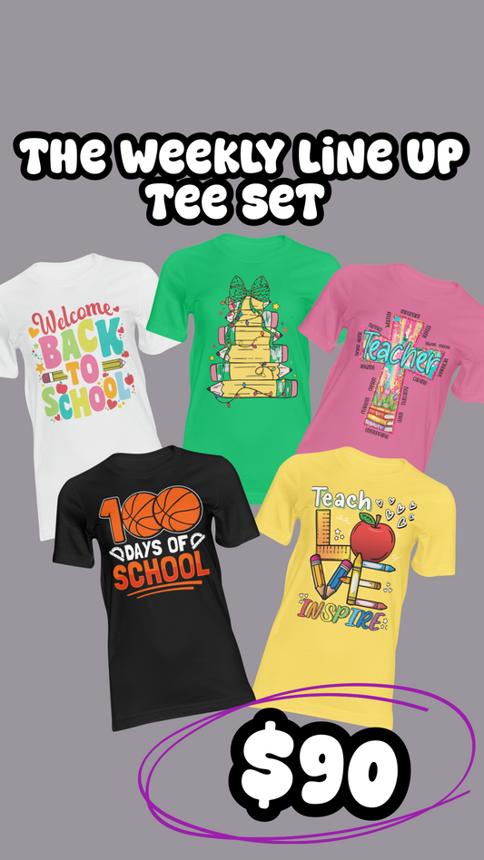Teacher T-shirt Bundles | School Staff T-shirt Bundles | Tee, Tumbler, Tote Bundle
