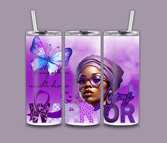 20 oz Lupus Warrior Tumbler