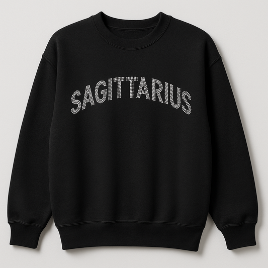 Bling Zodiac Oversized Sweatshirt