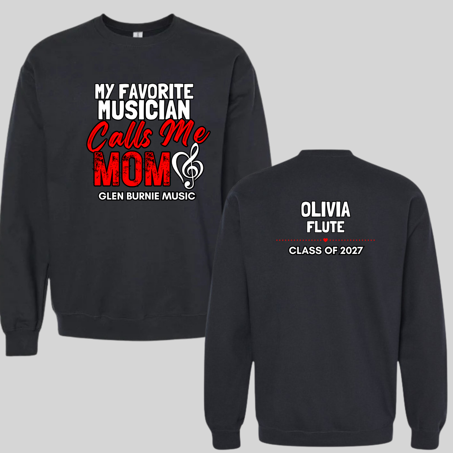 My Favorite Musician – Personalized GBHS Music Sweatshirt & Hoodie