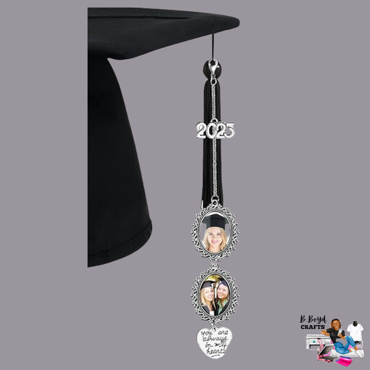 Graduation Photo Tassel Charm/Memorial Photo Charm
