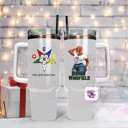 Personalized 40 oz Tumbler | Masonic & OES