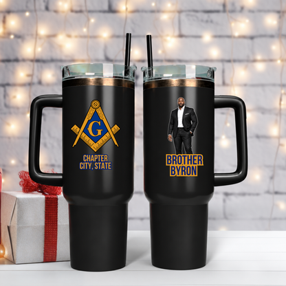 Personalized 40 oz Tumbler | Masonic & OES