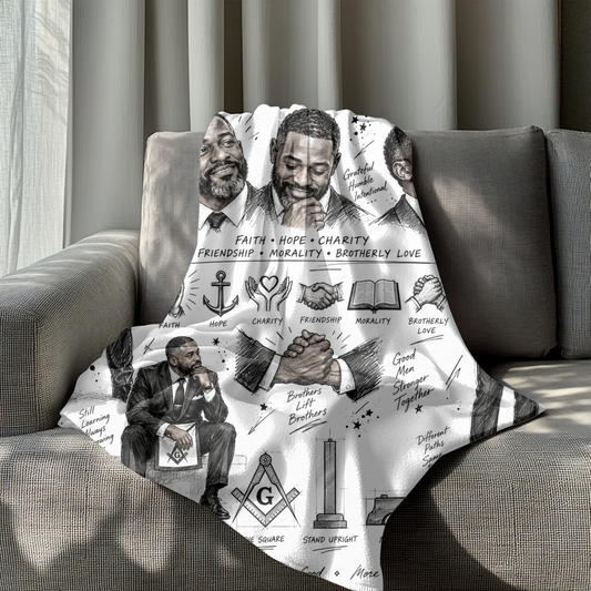Custom Micro Fleece Blanket | Masonic & OES