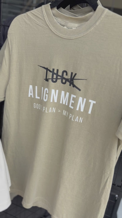 Not Luck Alignment Christian T-Shirt