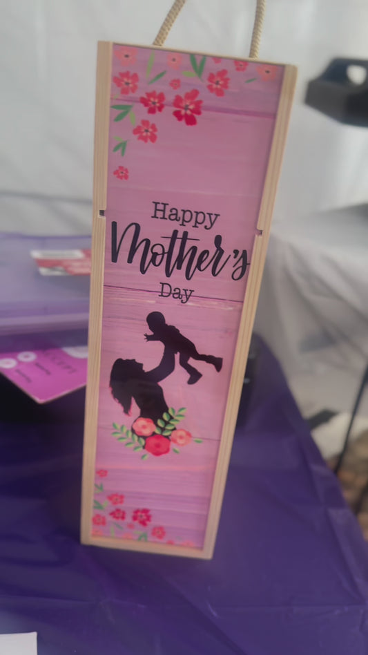 Wine Box and Label Set | Wine Gift | Personalized Wine Box