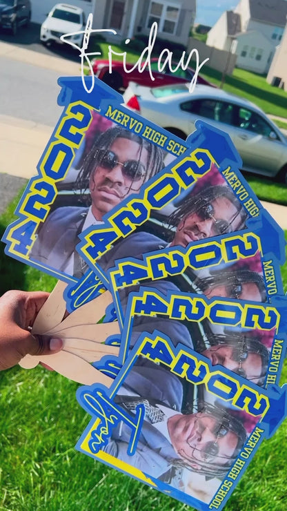 Grad Fans (Set of 6)